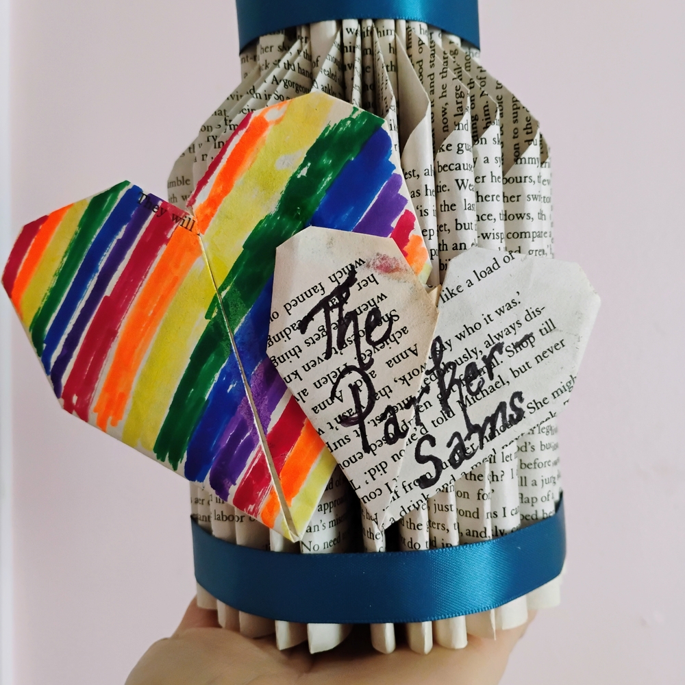 Colorful Origami Heart Decor
